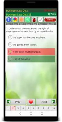 Business Law (India) android App screenshot 1