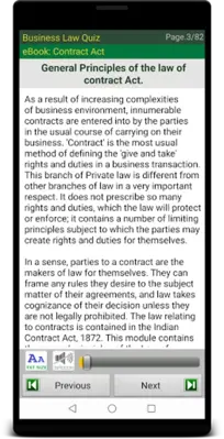 Business Law (India) android App screenshot 6